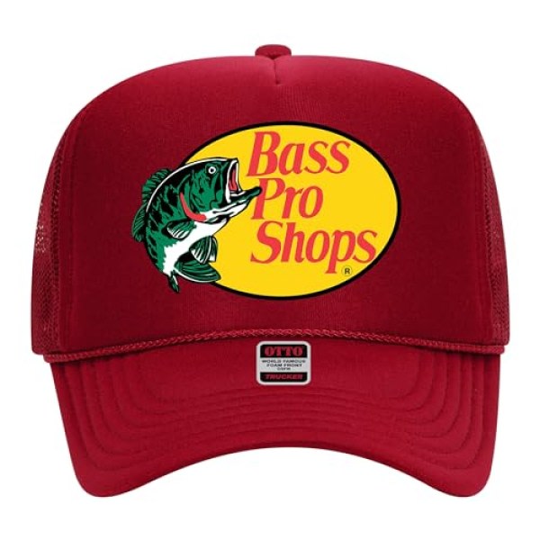Original Bass Fishing Pro Trucker Hat - Premium Snapback för mænd og kvinder - Western Hunting Camo Cowboy rød red