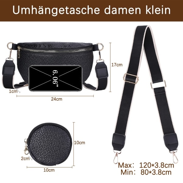 Crossbody väska dam liten axelväska