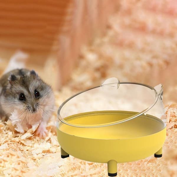Hamster Sandbad Behållare Hamster Sandbad Låda ROSA Pink