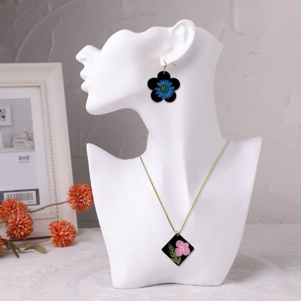 5 stk. Store Øreringeforme i Resin Smykkeforme Ler