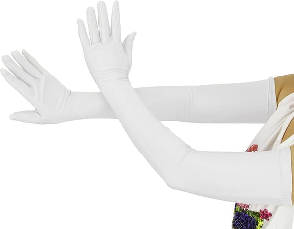 Voksen Over Albue 51 cm Stretch Lange Spandex Operahansker
