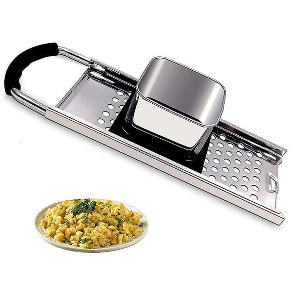 Spaetzle-maker i rustfritt stål med komfortabelt grep