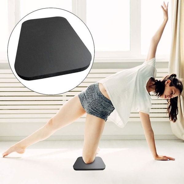 Yogaknäskydd, Yogamatta Fitness Extra Tjock Skum Sportmatta Halkfri Hög Densitet, Rektangulärt Yogaknäskydd För Pilates Och
