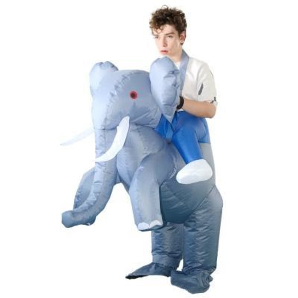(Specialerbjudanden) Uppblåsbar Dinosaurie Dräkt Barn Halloween Rekvisita Rolig Tyrannosaurus Rex Alien Kläder Juldräkt_NA