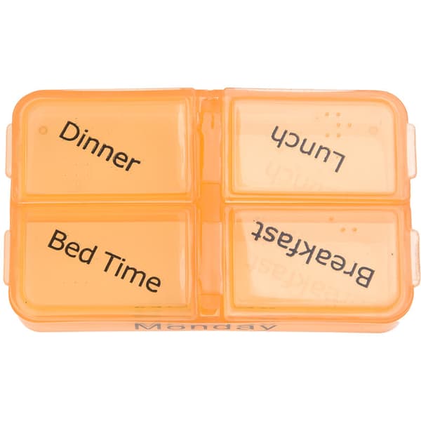 Weekly Medicine Pill Storage 7 Days Tablet Sorter Box Container Case Organizer