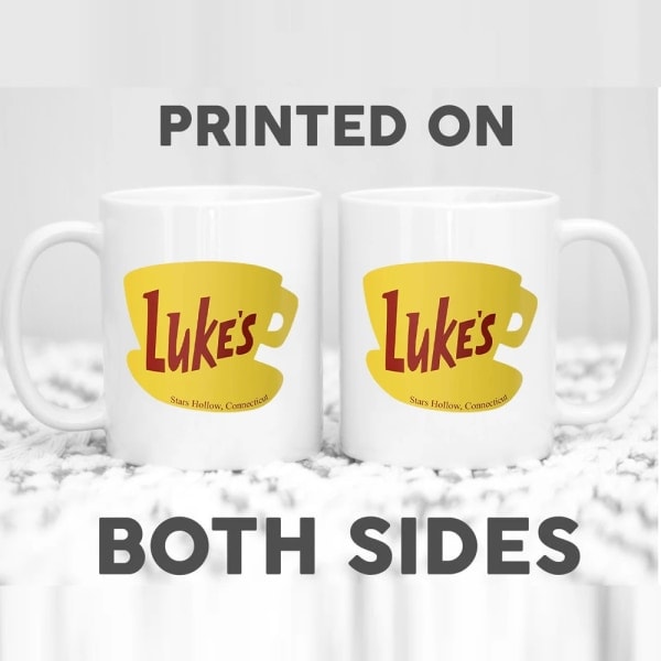 Luke's Diner Mug Stars Hollow Connecticut Gear Gilmore Girls Inspirerade Muggar Lukes Diner Cup Luke's Diner Kaffeemuggar Fanpresent