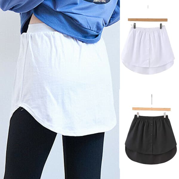 Falsk Top Nederdel SVART XL sort black XL