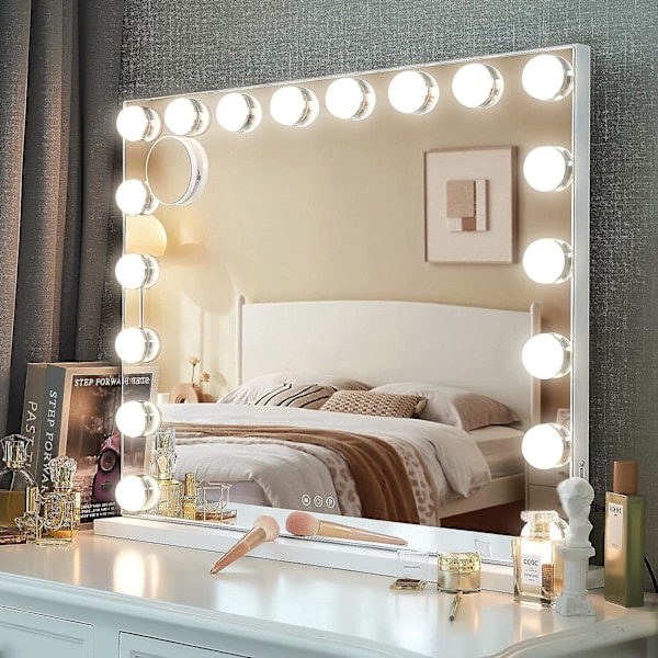 Led Hollywood Makeup Spejl Lys Pære Dæmpbar LED-lampe (14 lamper)