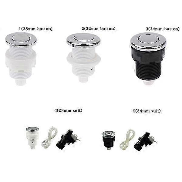 32 mm pneumatisk strømbryter på av trykknapp for badekar [DB] 2(32mm button)