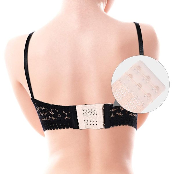 (Spesialtilbud) 24 stk BH-stropper for BH-holdere bak, justerbare BH-forlengere, BH-kobling