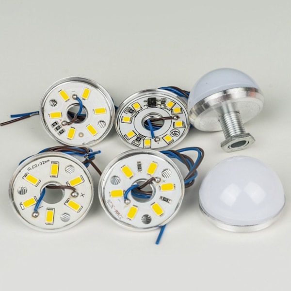 5 stk. LED lyskilde chip lysdioder 3&3W 3&3W 3&3W 3&3W