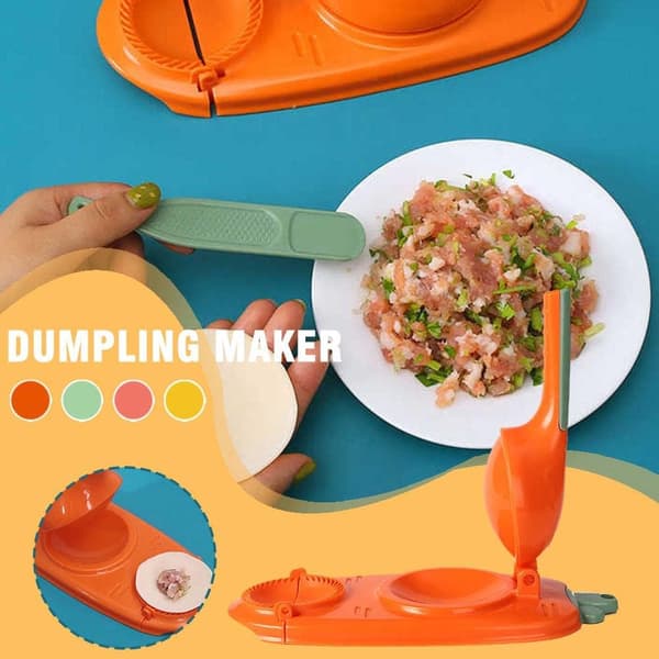 2-i-1 Dumpling Maker, Köksredskap för Dumplingtillverkning, Degpress