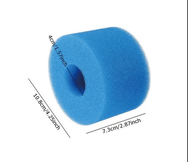 Sæt med 4 poolfilter skumfiltre - Spa, pool skumfilter -