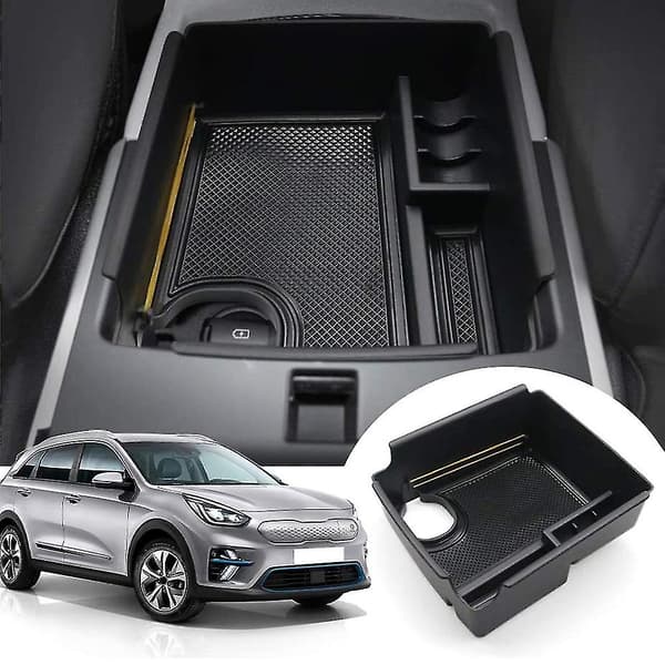 Bilens midtkonsoll armlene oppbevaringsboks for Kia E-niro 2019 2020 2021