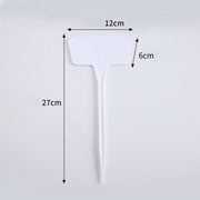 Stora Växtetiketter för Utomhusbruk för Grönsaker - 30-pack, 27 cm (B)