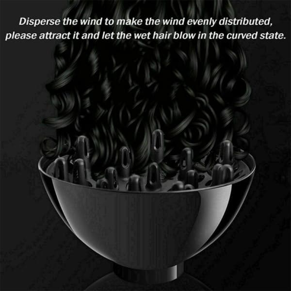 Universal Cover Styling Salon Krøllhår Diffuser