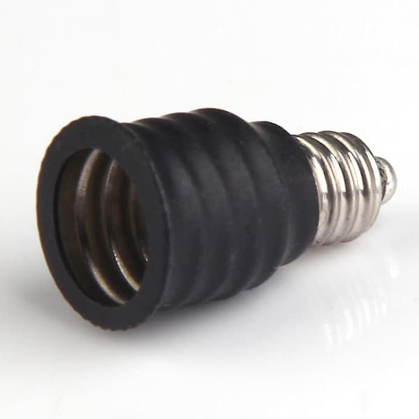 Ny E10 til E14 Base LED Lampe Pære Adapter Konverter Skrue Sokkel
