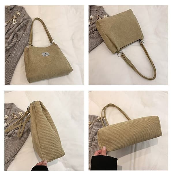 Sling Axelremsväska Tote Bag VIT WHITE