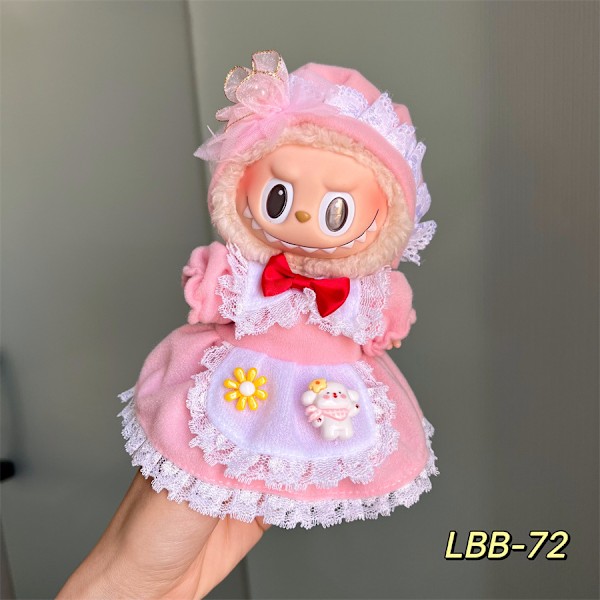 (Ny produkt!) 17cm LUBUBU dockkläder, utbytbara, endast kläder, inkluderar inte docka 14#