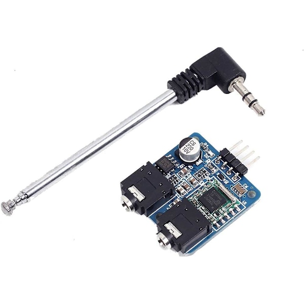 TEA5767 Stereo FM-radiomoduuli 76-108MHZ teleskooppiantennilla Arduinoon