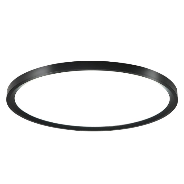 Ultratynn LED-taklampe med indirekte bakgrunnsbelysning, integrert 24W LED-plate, Ø27cm taklampe