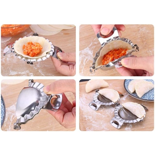 Dumpling Maker i Rostfritt Stål - Köksredskap, Maskin, Moule a Ch