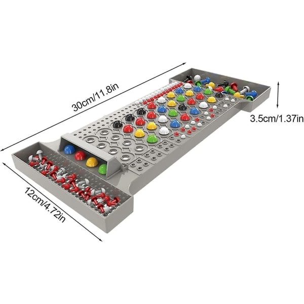Knæk Koden Spil, Sjovt Hjernepuslespil Sæt - Mastermind Spil, Børns Rejse Spil med Pa