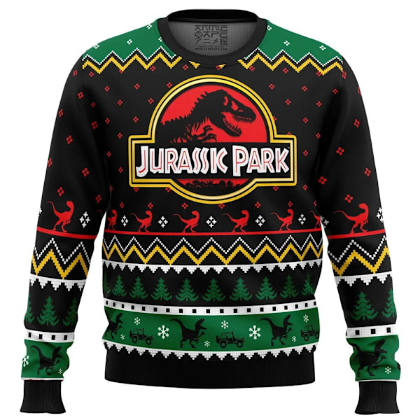 JURANK PARK God Jul Stygg Julegenser Herre 76D Genser Topper Hettegenser Grønn Green 4XL