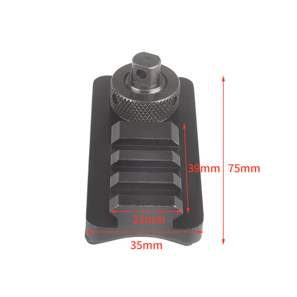 Hihnalenkki Picatinny-kiskoadapteri Kiväärikahva 20 mm liitäntä