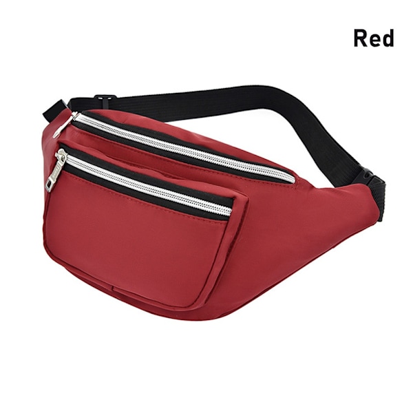 Urheiluvöitä Vyölaukku PUNAINEN Red