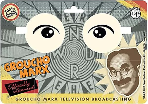 elope Groucho Marx Nese Briller med Bart Kostymtilbehør
