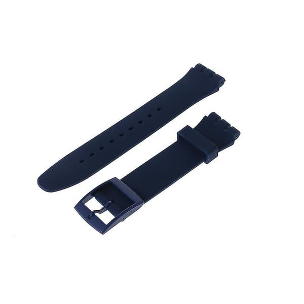 Swatch 16/17/19/20mm Silikon Urrem Armbånd Slidstærkt