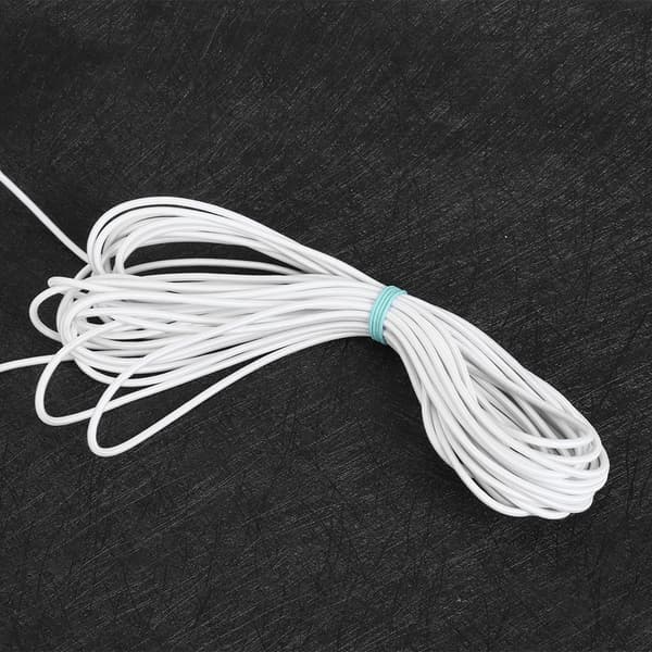 3-pakning 3 mm 10 m/32,8 fot Rund Elastisk Snor DIY Klær Elastisk Sytilbehør 0.3
