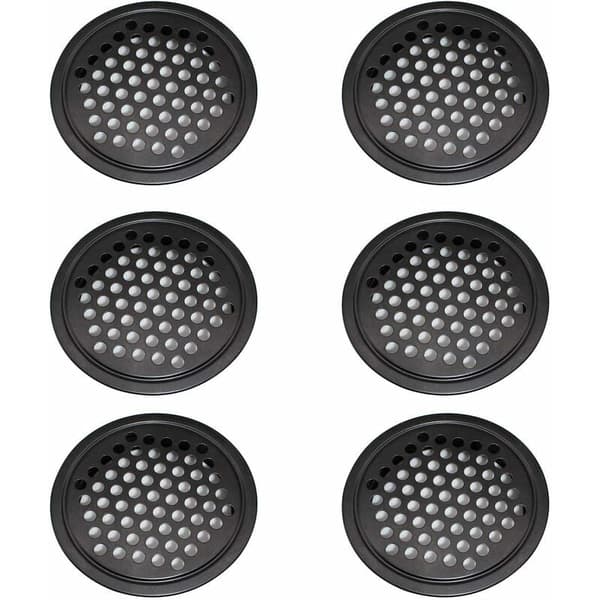 st rustfri ventilationsriste Ventilationsrist til garderobe - 60mm Ventilationsrist Runde ventilationsriste til køkken