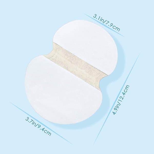 100 st (50 par) Engångs Armhåle Pads Svettskydd Absorberande Skydd