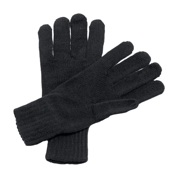 Vinterhandsker - unisex klassisk stil - varme vinterhandsker - ensfarvede handsker Black S/M