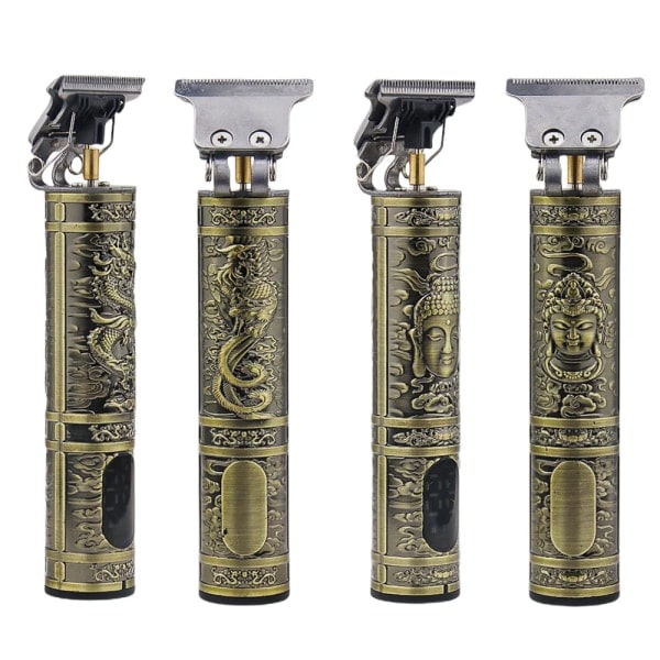 LCD-skärm T9 Elektrisk Hårtrimmer 0mm Rakapparat Hushållsapparater Rese Frisör Rakmaskiner Rakmaskin för män Trimmer Man Black Dragon