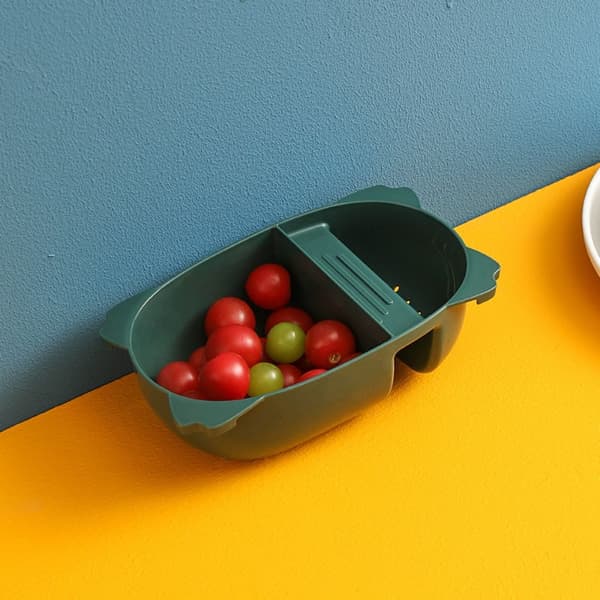 Fruktdørslag Kurv Vask Sil GRØNN Green