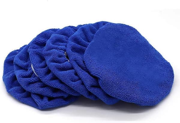 Mikrofiber poleringspuder til køretøjer (120-150 mm) - Bilvoks sæt