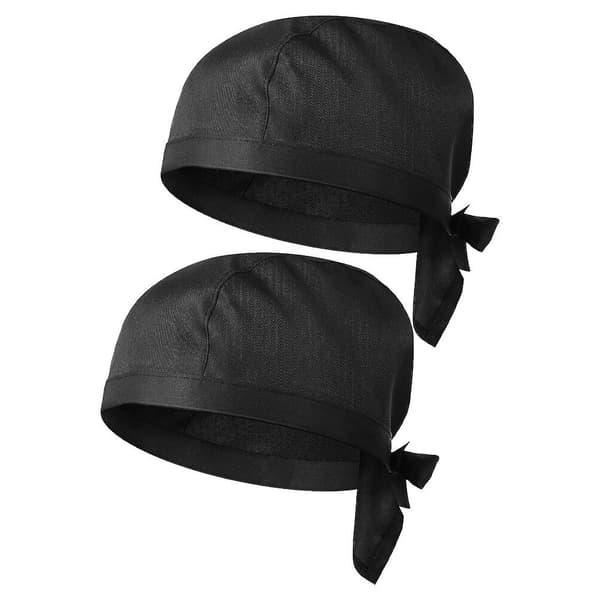 2 st Svamp Kockmössa, Kökskockmössa, Bagarmössa, Kock Uniform Mössa