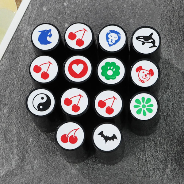 Golfboldstempel Golf Stempel Markering 7+ AFTRYK SORT 7+ imprint black