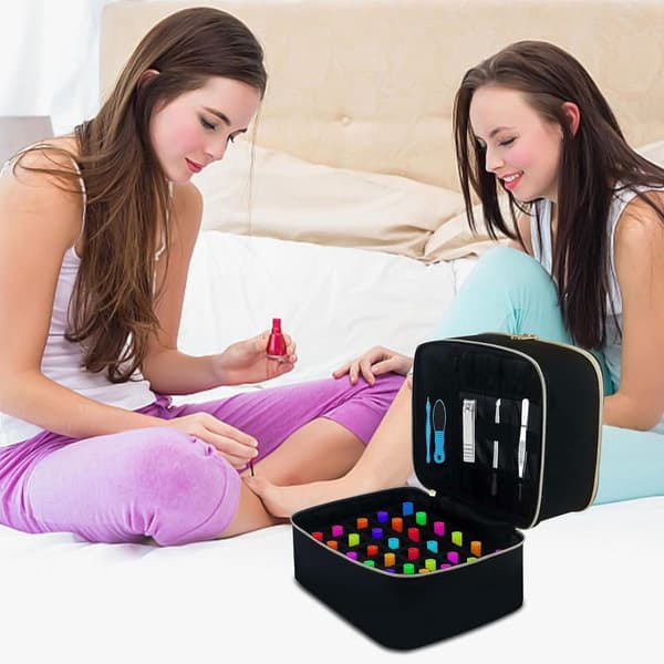 Nagellacksförvaring - Nagellacksväska - Sminkväska - Nagellacksväska - Nagelstylistväska