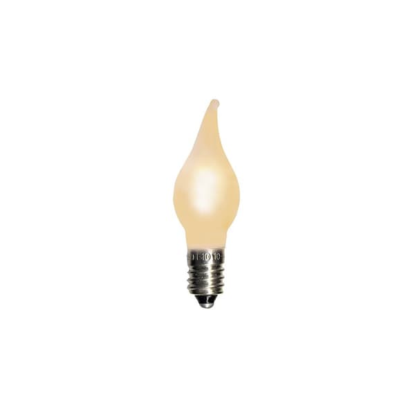 3 stk. Jule- Advent- Lysestage-Lamper. LED E10 3V 0.06W FROST