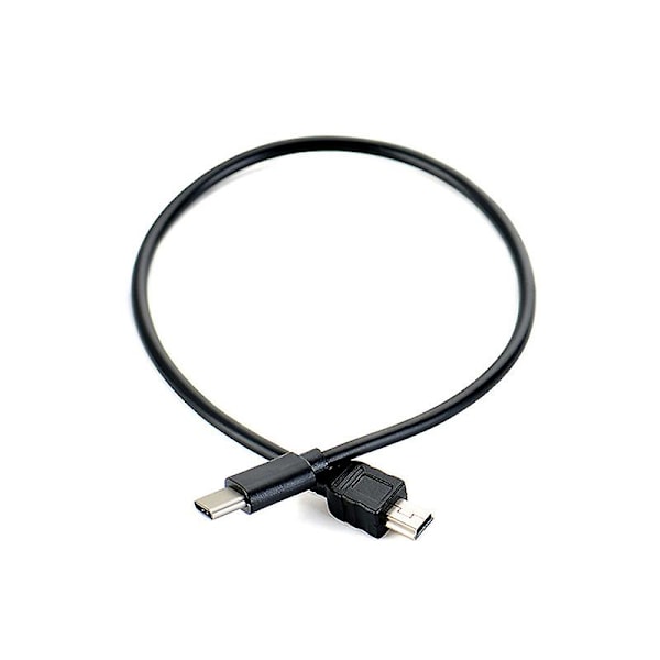 USB Typ-C til Mini USB-kabel USB-C Hann til Mini-B Hann Adapter Konverter