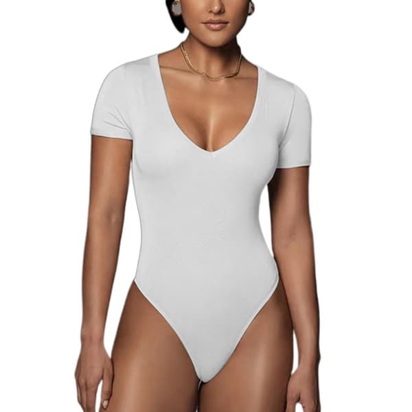 Bodystocking Jumpsuit HVID S Hvid White S