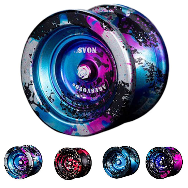 Yo-yo Tävling Aluminiumlegering Metall Yo-yo Spel Responsiv Yoyo Leksak Barngåva B