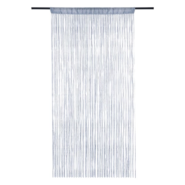 Pärlridå för dörröppning, 100x200cm Kristallpärlgardin Glitter Pärlridå Dörröppning Sovrum Insynsskydd Dekor (Silver) Silver