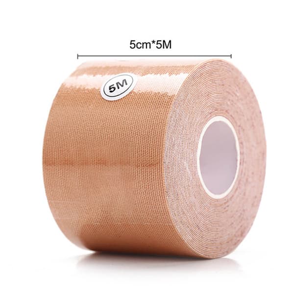 Elastisk og selvklæbende BH Brysttape Beige Beige 6,5cm