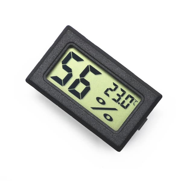 12-pack Mini Små Digitala Elektroniska Temperatur- och Luftfuktighetsmätare Inomhus Termometer Hygrometer LCD-Display Celsius
