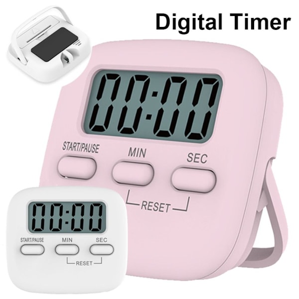 Digital Timer Nedtellingstimer ROSA Pink